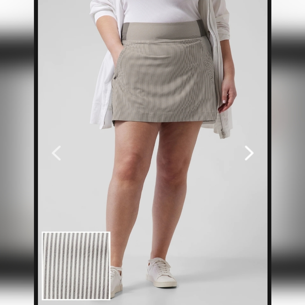 Athleta Brooklyn Textured 16" Skort